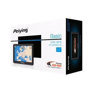 Peiying Basic PY-GPS5015 GPS-navigatsioon koos kaardiga