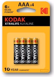 Kodak AAA aluseline ühekordselt kasutatav patarei