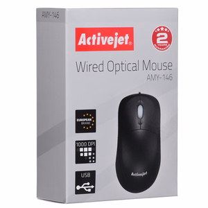 Activejet AMY-146 juhtmeline optiline USB hiir