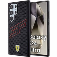 Ferrari Big SF Perforated ümbris jaoks Samsung Galaxy S24 Ultra - must