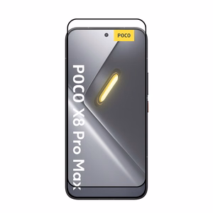Crong 3D Armour Glass Lite kogu pinnaga liimitav karastatud ekraanikaitseklaas seadmele Xiaomi POCO X8 Pro Max 5G