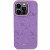 GUESS ümbris jaoks IPHONE 15 Pro GUHCP15LP4EPMU (Quilted 4G Classic) light lilla