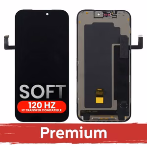 LCD ekraan, ühilduv iPhone 17 Pro Max-ga, must (SOFT OLED / Stable 120Hz / Premium) *Isediagnoositav*