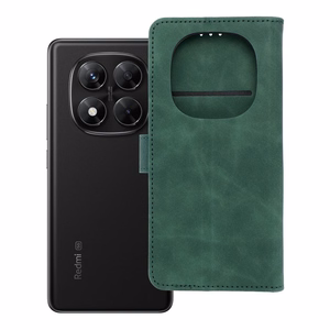 TENDER Book Ümbris jaoks XIAOMI Redmi Note 14 PRO 5G / 14 PRO PLUS 5G roheline