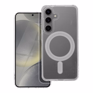 CLEAR MAG ÜMBRIS compatible with MagSafe jaoks SAMSUNG S24 läbipaistev