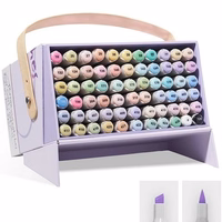 Kahepoolsed markerid ARRTX Oros, 66 värvi, pastelltoonid