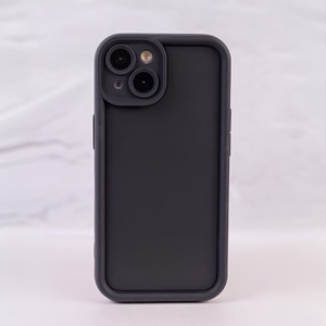 Rim TPU ümbris jaoks Motorola E13 must