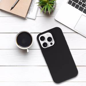 Tel Protect Silicone Premium для Iphone 16 Pro Max чёрный