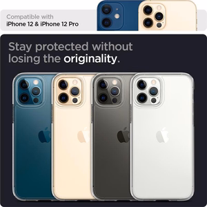 Spigen Ultra hübriidkate iPhone 12 / iPhone 12 Pro jaoks - läbipaistev