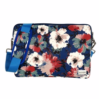 Wonder Sleeve Laptop 13-14 inches sinine and camellias