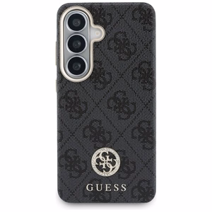 Guess ümbris 4G Rhinestone Round Logo MagSafe Samsung Galaxy S26 Plus must