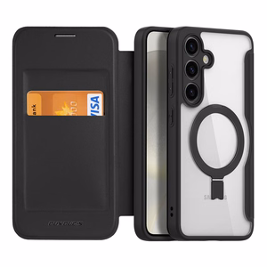 Dux Ducis Skin X Pro ümbris with magnetic ring / stand jaoks Samsung S24 - must