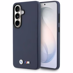 BMW M Metal Logo MagSafe ümbris Samsung Galaxy S26 - Navy sinine
