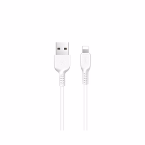 Kaabel USB A to Lightning Hoco 2,4A 1 m X20 valge
