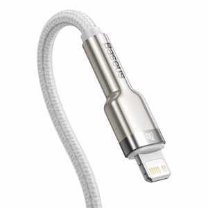 USB-C kaabel jaoks Lightning Baseus Cafule, PD, 20W, 2m (valge)