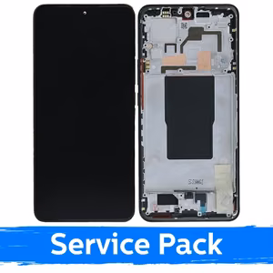 LCD ekraan Xiaomi 12T (12T Pro) raamiga must (originaalne hoolduspakett)