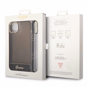 Guess GUHCP14SHGCOHK iPhone 14 6.1 "must / must hardcase Translucent Pearl Strap