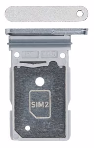 SIM card holder Samsung S938 S25 Ultra Dual Titanium Hõbedane Sinine/Hõbedane original (service pack)
