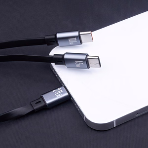 Forever 3in1 kaabel USB - Lightning + 2x USB-C 1,2 m 100W must