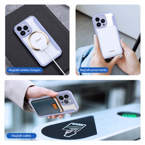 DUX DUCIS wallet case SKIN X PRO compatible with MagSafe jaoks IPHONE 14 Plus sinine