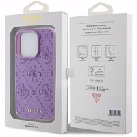 GUESS ümbris jaoks IPHONE 15 Pro Max GUHCP15XP4EPMU (Quilted 4G Classic) light lilla