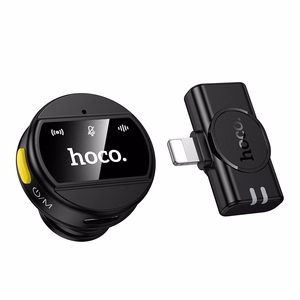 Wireless microphone Lightning Hoco L21 black