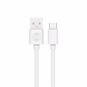 Forever kaabel USB - USB-C 1,0 m 3A valge