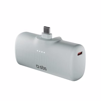 SBS EcoPower 5000 mAh 10W Powerbank sisseehitatud USB-C pesaga - Hall