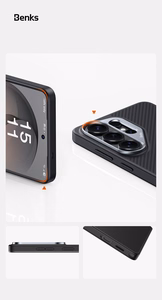 Benks Magnetic Armor Pro Kevlar Metal Frame Ümbris 600D (G048) for Samsung Galaxy S26 must