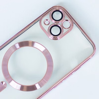 Color Chrome Mag ümbris jaoks Xiaomi Redmi 15C 4G EU / 15C 5G EU (173.16 x 81.06 x 8.2 mm) rose kuldne