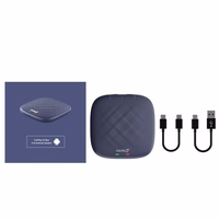 CARLINKIT Adapter Wireless AI Box with Android 13 - 8GB+128GB for original car radios with CarPlay sinine