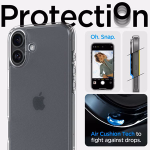 Spigen Ultra Hybrid for iPhone 16 - Clear