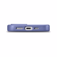 iCarer Case nahast ümbris iPhone 14-le helelilla (WMI14220705-LP) (MagSafe ühilduv)