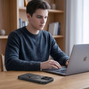 Tech-Protect Magmat MagSafe ümbris OnePlus Nord 6 jaoks, matt must