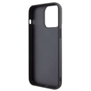 Guess Sequin Script Metal ümbris jaoks iPhone 15 Pro Max - must