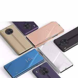 Clear View Case чехол для Huawei nova 8i чехол с клапаном чёрный