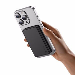 Forcell F-Energy Slim F5K9 akupank, MagSafe'iga ühilduv, 5000 mAh, 15 W, QC 4.0, PD 3.0, must