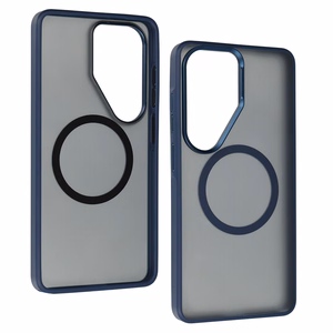 Liavec Soft Ümbris Metal Frame for Samsung Galaxy S26 Ultra sinine
