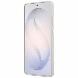 Guess ümbris Rhinestone Round Logo MagSafe Samsung Galaxy S26 Ultra beež