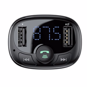 Bluetooth transmitter / car Laadija Baseus S-09A (Overseas Edition) - must