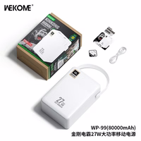 Akupank WK Design "WP-99" valge 80000mAh (27W)
