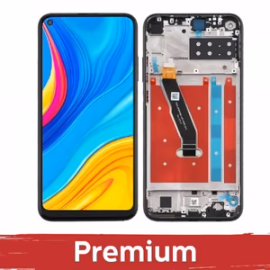 LCD ekraan, ühilduv Huawei P40 Lite E raamiga / Midnight Black / OEM