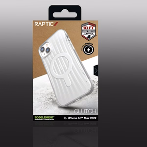 Raptic X-Doria Clutch Case iPhone 14 Plus koos MagSafe tagakattega läbipaistev