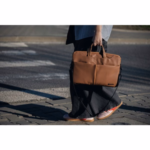 FORCELL F-PROTECT URBAN STYLE Kott jaoks Laptop 15,6" pruun