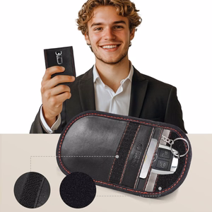 Tech-Protect KLR100 RFID Ümbris - Must and Punane