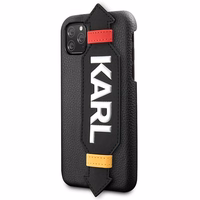 Karl Lagerfeld Strap Ümbris jaoks iPhone 11 Pro 5.8" - must