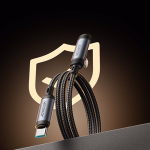 Joyroom S-A56 EnjoyX Series 90° USB-C - Lightning kaabel 30W 1.2m - must
