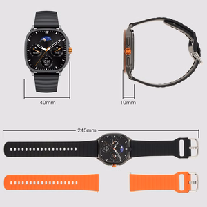 Blavec Smartwatch U-01 Mohito HD AMOLED Voice Call (SWU01-B) czarny + 1 pasek