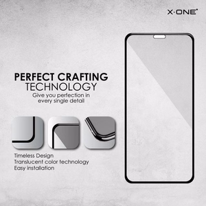 Karastatud klaas X-ONE 3D - jaoks Samsung Galaxy NOTE 20 ULTRA (edge glue + hole) must