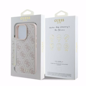 Guess 4G Classic iPhone 16 Pro Ümbris - Roosa